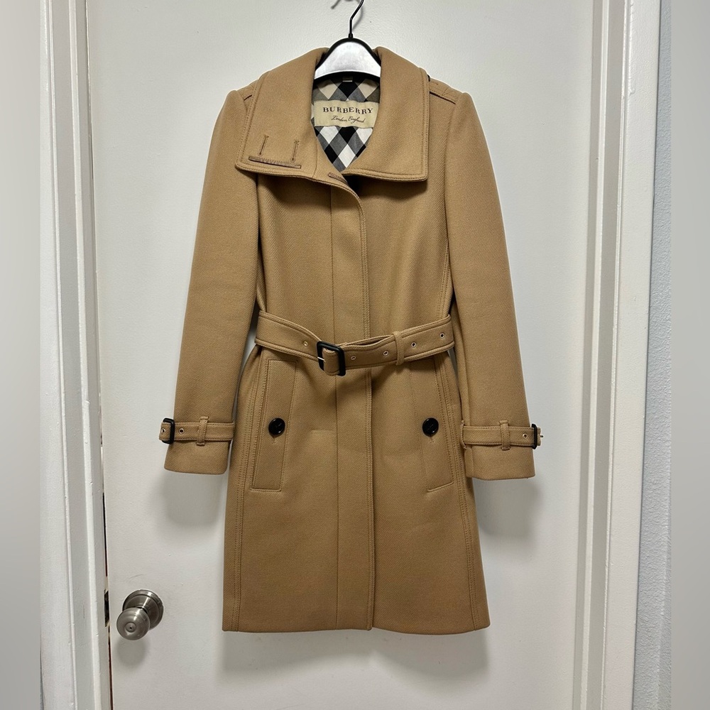 Burberry Women's Camel Trench Coat